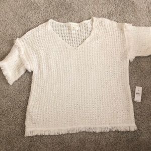 Lou and Grey fringe sweater